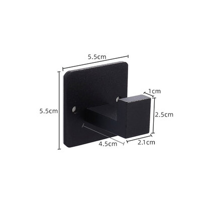 Jingwey JG-Hook Type-2 4pcs (Black)