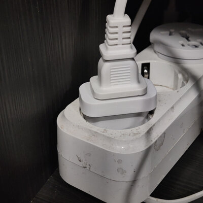 ProZone AC9600 Compact US to EU Plug White