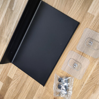 Jingwey Shelf L-type 20cm (Black) defect