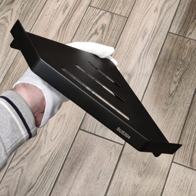 Tauset H5099 Angular SUS304 17.5cm Black