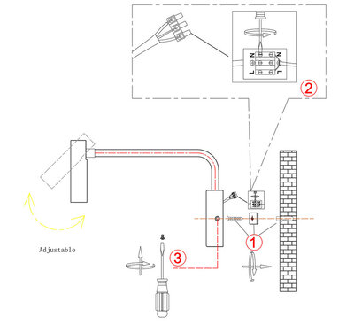 Pinton M300 3W 3000K Black