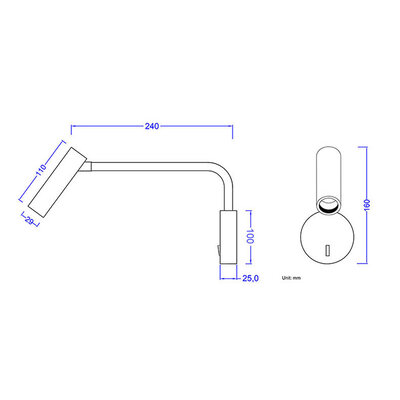 Pinton M300 3W 3000K White