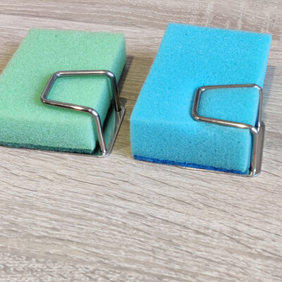 Jelos Sponge Holder (Glue) 2pcs Silver