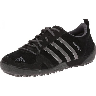 Adidas Outdoor Kids Daroga Leather 31.5 (Black/Granite/Black)