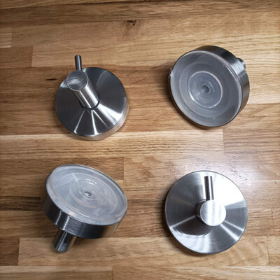 SIPAN Hook S-102 SUS-304 (4pcs) Silver