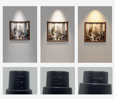 Pinton CNTD-104512 7W 3000K Black