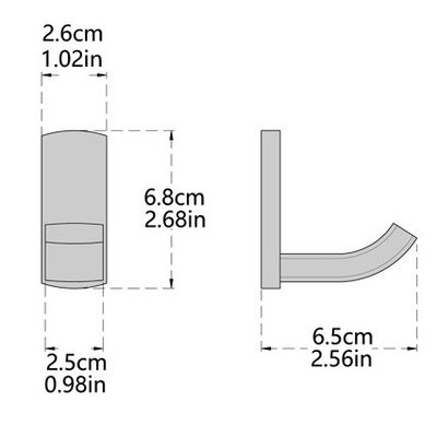 Haicheng G8512 (Silver) 2pcs