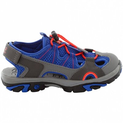 Jack Wolfskin Kids Lakewood Cross Sandal 31 (Active Blue)