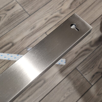 Disfact DSM-50cm Double-Sided Magnetic Silver