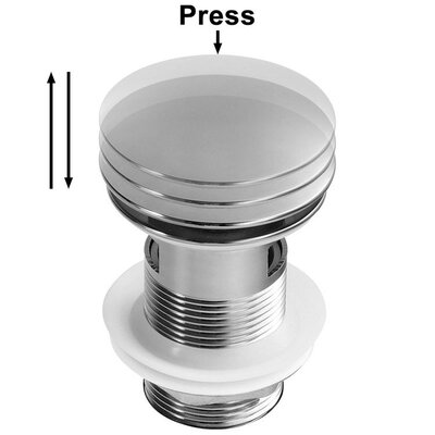 Disfact D120 Click-Clack (With overflow) Silver