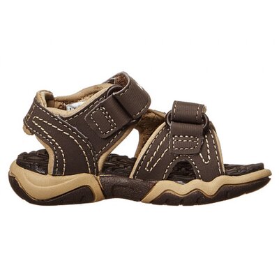 Timberland Kids Adventure Seeker 2-Strap Sandal 20 (Brown/Tan)