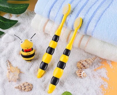 Fawnmum Children Toothbrush UltraSoft Bee